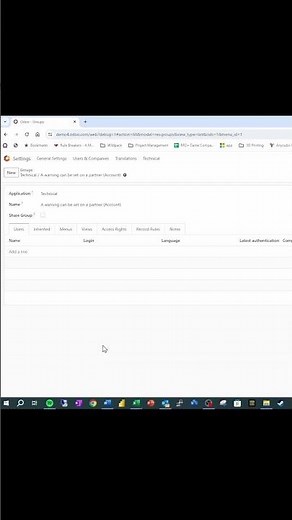 User Access Groups in ODOO #odoo #tips #tricks
