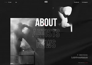 Overlay Fullscreen Menu with hover and trail effects - Awwwards