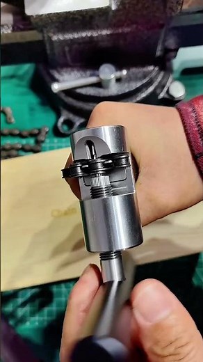 Using a Chain Breaker to Push Out Heavy Pins