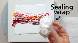 All paints used are a mixture of acrylic paint and water. 😉 | Designer Gemma77