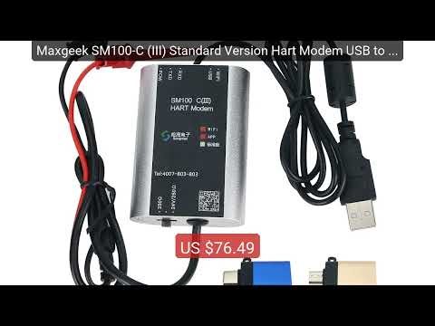 Maxgeek SM100-C (III) Standard Version Hart Modem USB to Hart Modem... — Top Rated 2026 | Buy Now!