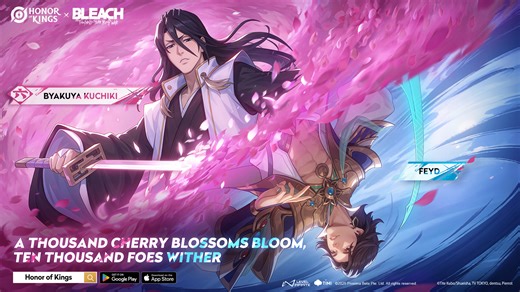 2.3M views · 10K reactions | ✨The official BLEACH: Thousand-Year Blood War skin–BYAKUYA KUCHIKI Feyd–is launching on June 28. Obtain from the Collab Skin Wish. Coming soon!  Download now: https://honorofkings.live/download #HonorofKings #HOK #HOKXBLEACHThousandYearBloodWar #Feyd #BYAKUYAKUCHIKI | Honor of Kings | Facebook