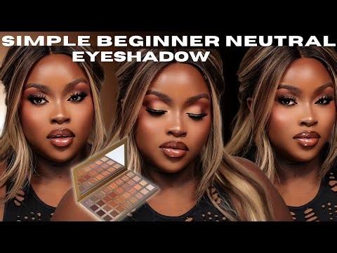 Simple Beginner Neutral Eyeshadow Tutorial | Most Requested!