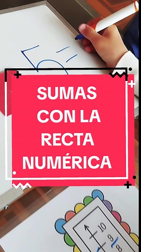 Sumas con recta numérica✨ #neurodivergente #discapacidad #specialeducation #matematica #numeros