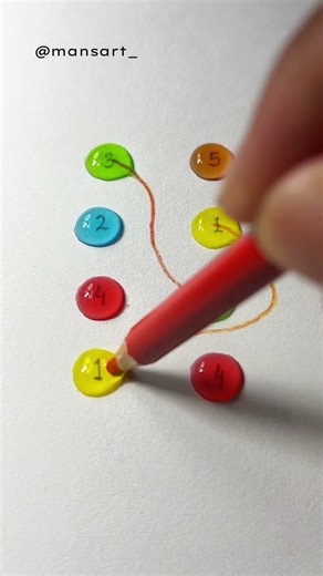 Fun color water drop #games #line #funny #shorts