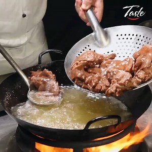 194K views · 5.1K reactions | Watch Chef John create Chinese Delicacy like you never seen before Recipe: https://www.tasteshow.com/product/salt-pepper-pork-trotter_26659.html | Taste Show | Facebook