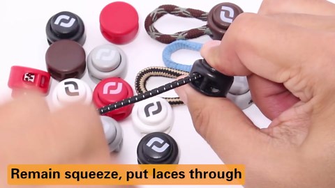 RJ-Sport Heavy Duty Cord Locks - Double Hole Drawstring Stopper Fastener for No Tie Shoelaces and More
