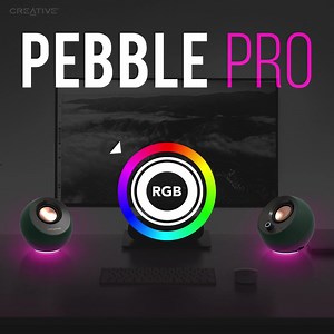 Let there be light 💡🚥 Ask and you shall be given. The Pebble Pro allows you to choose from a wide range of colors and 3 lighting effects, so you can create a setup that fits exactly into how you want your desktop to look! Grab yours here: Lazada: https://www.lazada.com.ph/shop/creative-philippines/ Shopee: https://shopee.ph/creativephilippines #Pebble #PebblePro #PebbleSpeakers #Creativelabs #Creative #CreativePhilippines #Computerspeakers | Creative Philippines