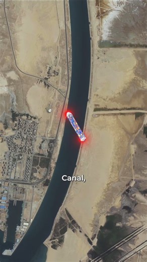 GeoSnaps on Instagram: "😱The Ship That Stopped the World!! CONTEXT: On March 23, 2021, a massive container ship called Ever Given became stuck in the Suez Canal, one of the most important trade routes on Earth. Owned by a Japanese company, the 400-meter-long ship was carrying over 18,000 containers from Malaysia to the Netherlands when strong winds and possible human error caused it to turn sideways, completely blocking the canal. The impact was immediate and global. Over 10% of the world’s tra