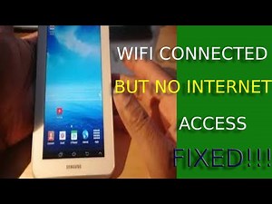 My wifi is connected but no internet access | FIXED for all Android phones and tablets