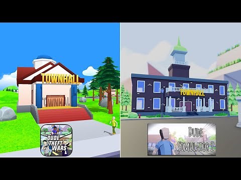 Dude Theft Wars vs Dude Simulator 2 Full Comparison !!! 🤔🤔🤔