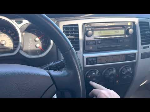 How to use the 4x4 on a 2005 Toyota 4runner