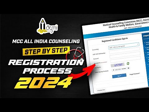 MCC All India Counseling 2024: Step-by-Step Registration Guide