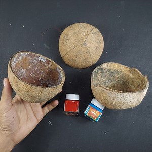32K views · 253 reactions | Waste coconut shells craft ideas - DIY Craft #diy #crafts #recycling #viral #fun | Deep's CRAFT | Facebook