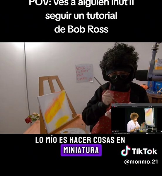Monmo21 (@monmo.21) - Tutorial de dibujo estilo chibi con Bob Ross