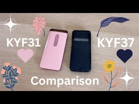 Kyocera KYF31 and KYC37 set up and comparison (slow walk-through) timestamps in description.