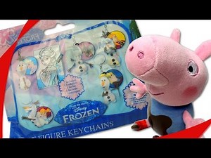 Unboxing Frozen Barbie Blind Bags with Peppa Pig