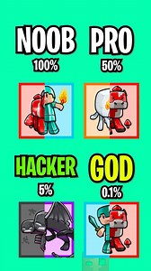 799K views · 10K reactions | Noob vs Pro vs Hacker vs God - Minecraft #Trolero #new #gaming #minecraft #reels #video | Trolero Gaming | Facebook