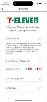 7-Eleven app - how to create an account & get rewards?