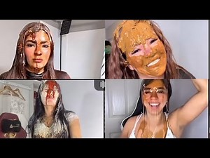 Girls on TikTok getting slimed and messy #3