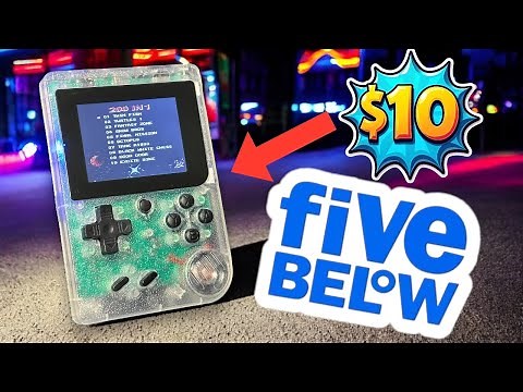 Five Below | $10 Retro Handheld Console - Is It Worth It?