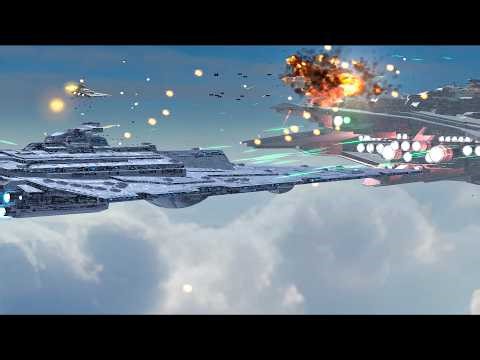 Annihilator v3 & Bellator Fleet vs Imperial Star Destroyers | Star Wars Empire at War