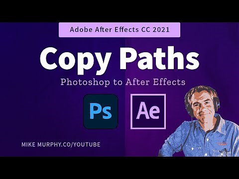 After Effects: Copy Paths from Photoshop to After Effects