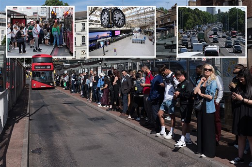 Brits spend hours trying to get home - and face MORE travel chaos today