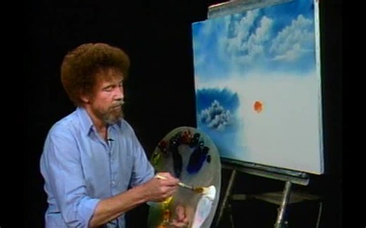 鲍伯·鲁斯（Bob Ross）三小时风景油画基础教学视频