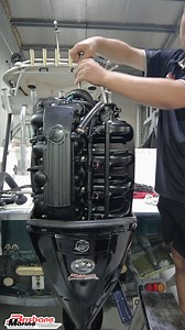 👀 Watch the pros in action! One of Our Mercury Certified Technicians servicing a pair of Mercury 150HP FourStrokes, showing you what top-notch care looks like. 🔧⚡ 📅 Plan ahead! Book your January-February 2025 service now during November-December and get 10% off service parts! 💰 🛥️ Keep your engine running smooth—call us today! . . . ☎️ (07) 3889 3033 📩Service@brismarine.com.au 📍 306 Duffield Road, Clontarf, QLD 4019 #MercuryEngines #BoatLife #SummerSavings #EngineSale #BoatingSeason #Wate