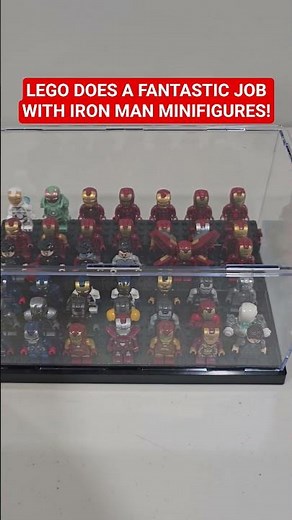I have a goal to own every single Lego Marvel Iron Man minifigure ever made! #lego #Ironman #marvel