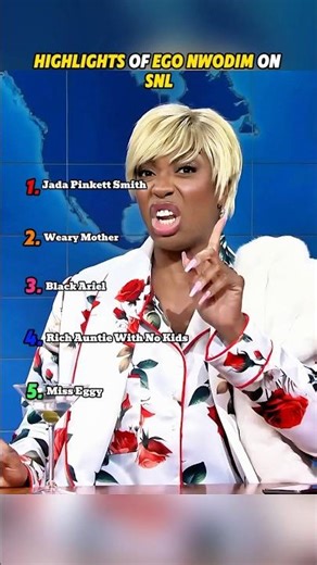 Highlights of Ego Nwodim on SNL.#funny #youtube #snl