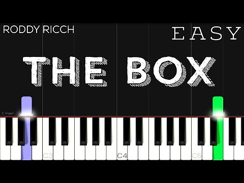 Roddy Ricch - The Box | EASY Piano Tutorial