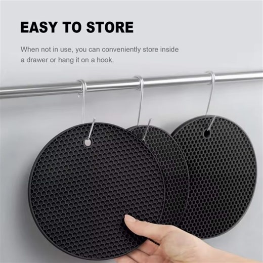 5/10Pcs Silicone Trivets for Hot Pots Pans / Pot Holders Hot Pads / Non-Slip & Heat Resistant Coaster / Silicone Mats for Kitchen Counter / Soft Durable Drying Mat | Lazada PH