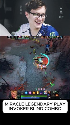 THAT LEGENDARY PLAY BY MIRACLE #invoker #shorts #dota2