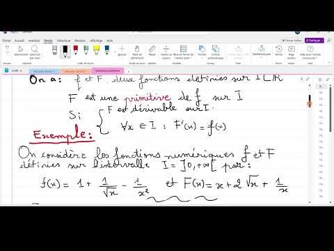 LES FONCTIONS PRIMITIVES