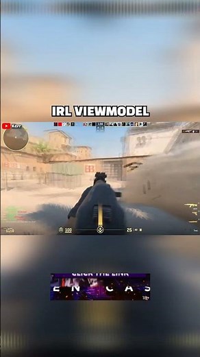 Realistic Viewmodel #cs2 #csgo #counterstrike