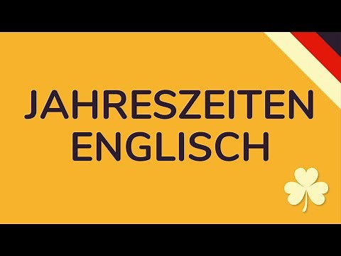 JAHRESZEITEN ENGLISCH (animiert) 🇩🇪