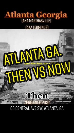 #Atlanta #Georgia #History #ThenVsNow #ATL #atlantageorgia #thingstodoinatlanta #view #skyview #skyline #views