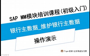 银行主数据_维护银行主数据 For SAP操作-用户篇