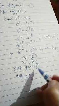 How to solve logarithm #shorts#maths