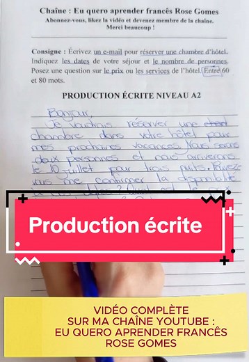 Comment faire une réservation d'hôtel en français