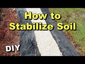Stabilizing Soil with Geo Fabric Driveway