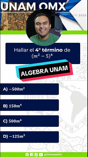 Resolviendo Álgebra para el Examen de la UNAM