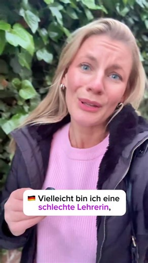 SANDY | DEUTSCH ONLINE | alemán | german 🇩🇪 on Instagram: "B2 in 30 Tagen? ❌ Selbstbewusst Deutsch sprechen? ✅ Viele Deutschlerner lernen viel zu schnell. Sie bestehen Prüfungen, bekommen Zertifikate – und fühlen sich beim Sprechen trotzdem unsicher. In meinen Kursen geht es nicht um Tempo, sondern um Tiefe, Sicherheit und echte Anwendung. 🧠🗣️ Wir lernen langsamer. Dafür baust du starke Grundlagen auf, verstehst die Sprache wirklich und lernst, dein Wissen aktiv anzuwenden – damit du dich be
