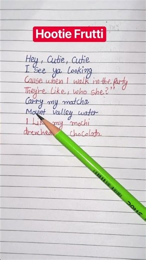 HOOTIE FRUTTI - KATSEYE (lyrics)