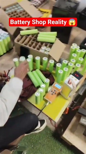 Battery Shop Reality 😱 | Lithium Battery Work #Shorts #music #batteryrepair #automobile #evbattery
