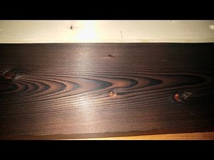 Tratar madera para exterior o Shou Sugi Ban