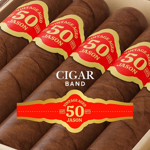 Gold Foil Personalized Birthday Cigar Labels, Personalized Cigar Bands, Birthday Cigar Labels, Cigar Bands, Party Cigar Stickers,cigar Wrap - Etsy