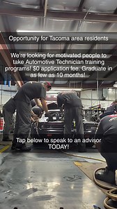 Start taking Automotive Technician courses! Click below for more info 👇 | Auto Tech Training